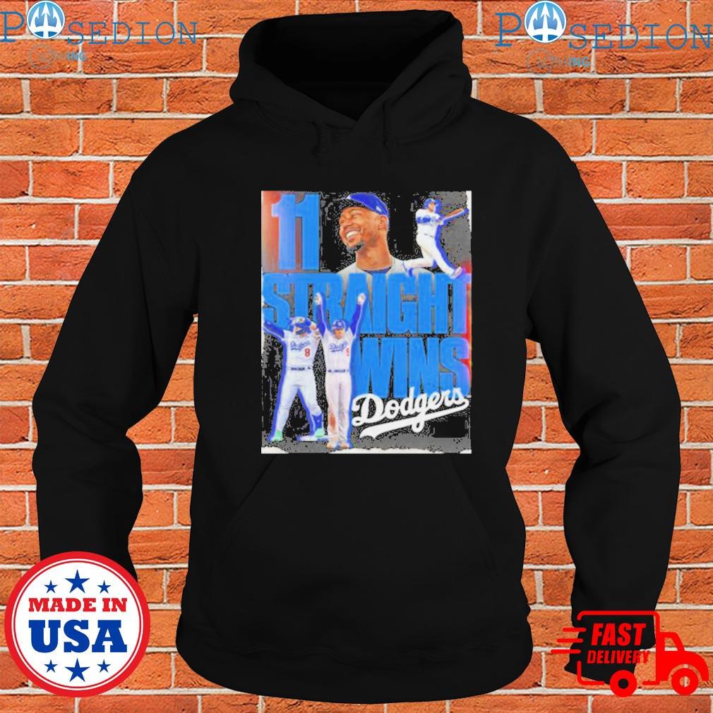 LA Dodgers 11 Straight Wins 2023 Shirt, hoodie, longsleeve, sweatshirt, v- neck tee