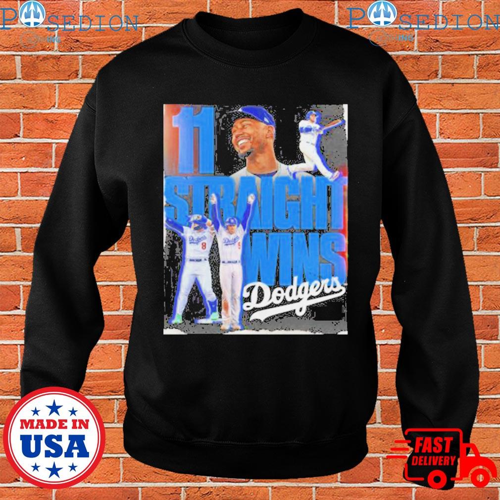 LA Dodgers 11 Straight Wins 2023 Shirt, hoodie, sweater, long sleeve and  tank top