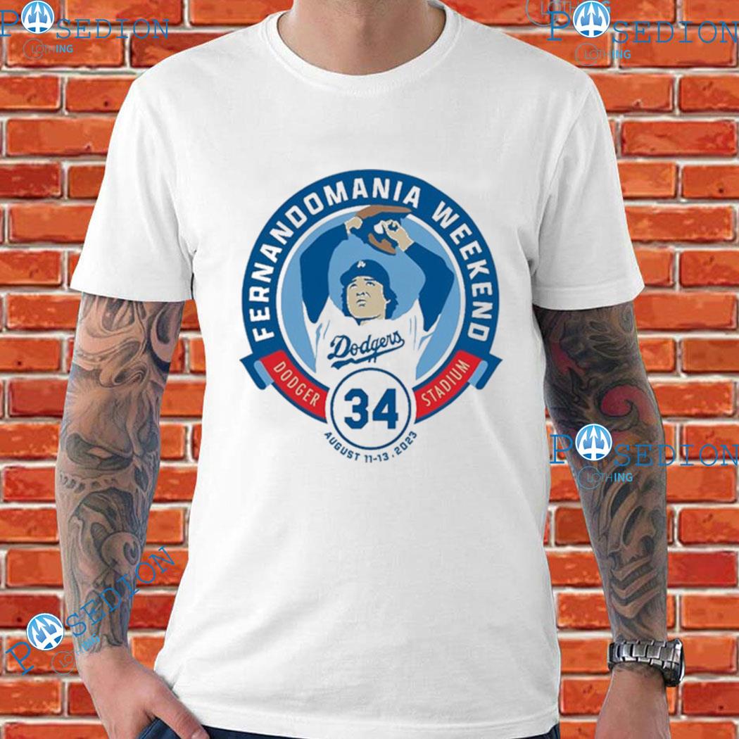 Number 34 Fernandomania Weekend Dodger Stadium 2023 t-shirt