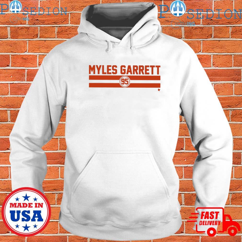 Myles Garrett Name And Number Stripe T-Shirts, hoodie, sweater