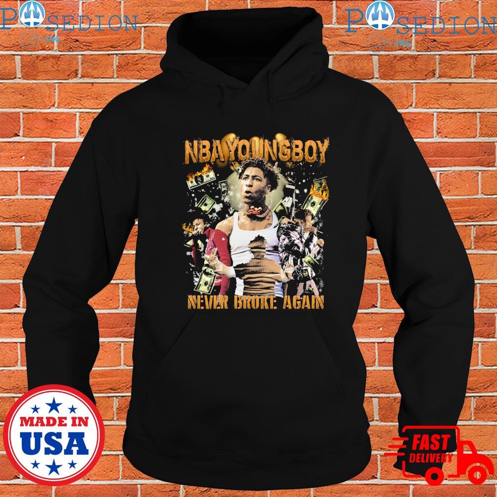 Never Broke Again T-Shirt NBA Youngboy Vintage Retro Shirt