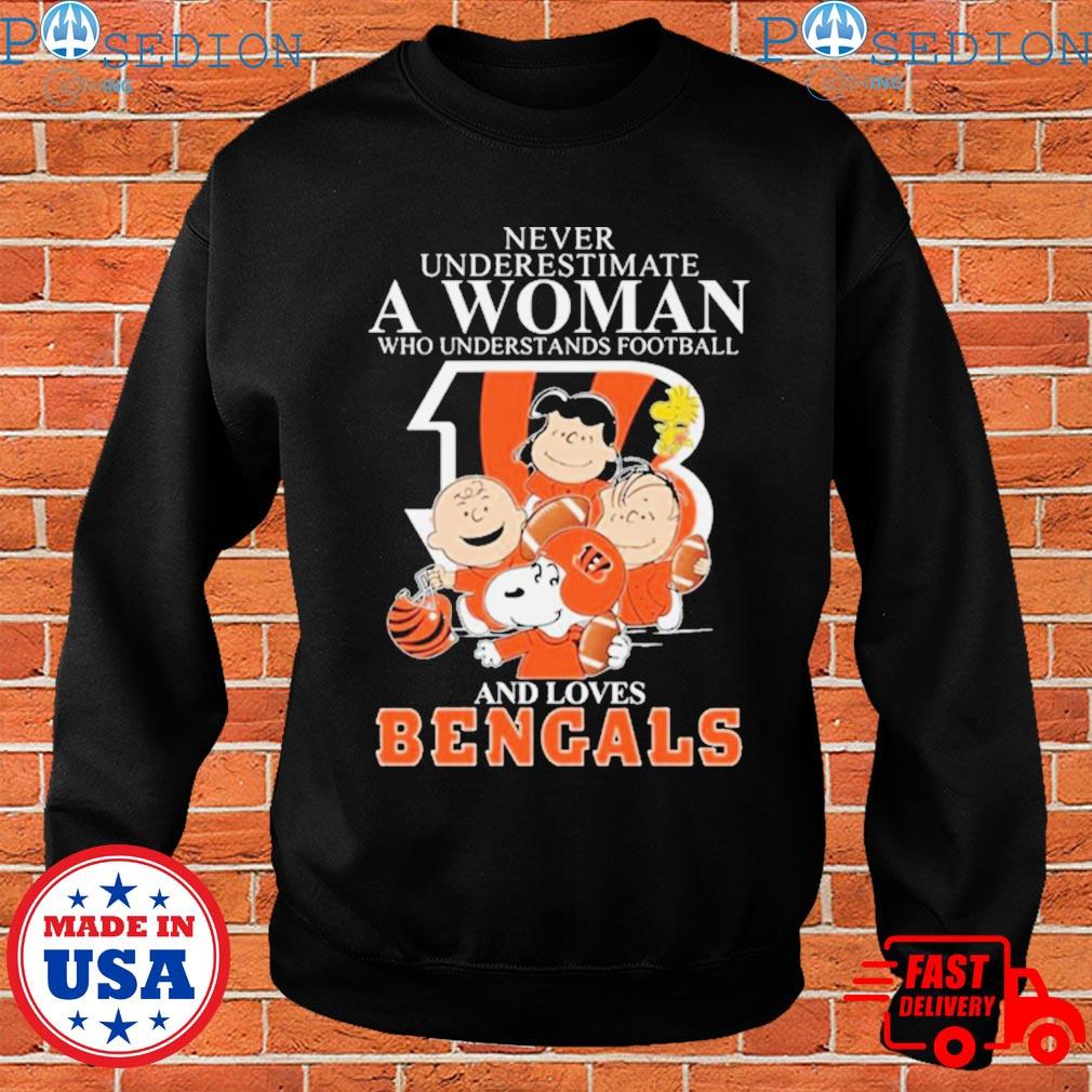 Snoopy Cincinnati Bengals Shirt - High-Quality Printed Brand