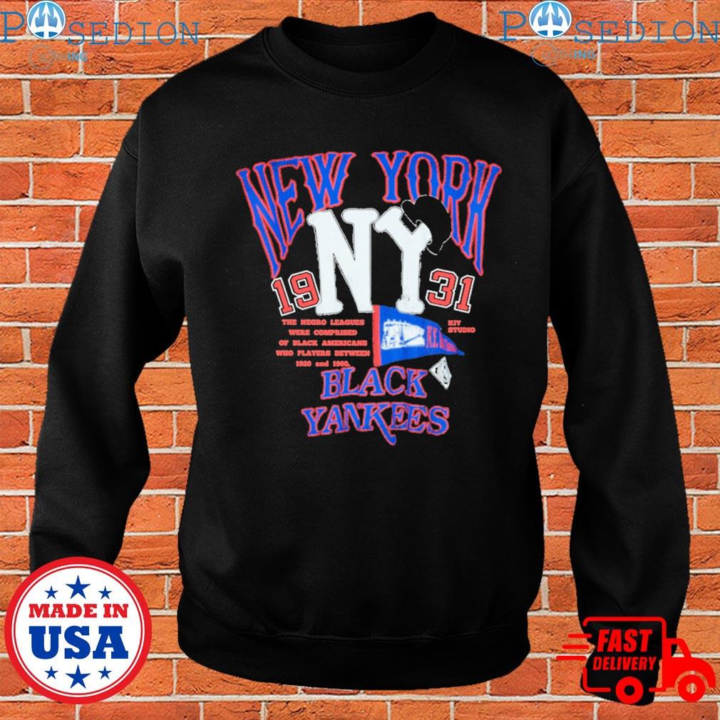 VTG Negro League NEW YORK BLACK YANKEES Jersey Shirt sz LARGE