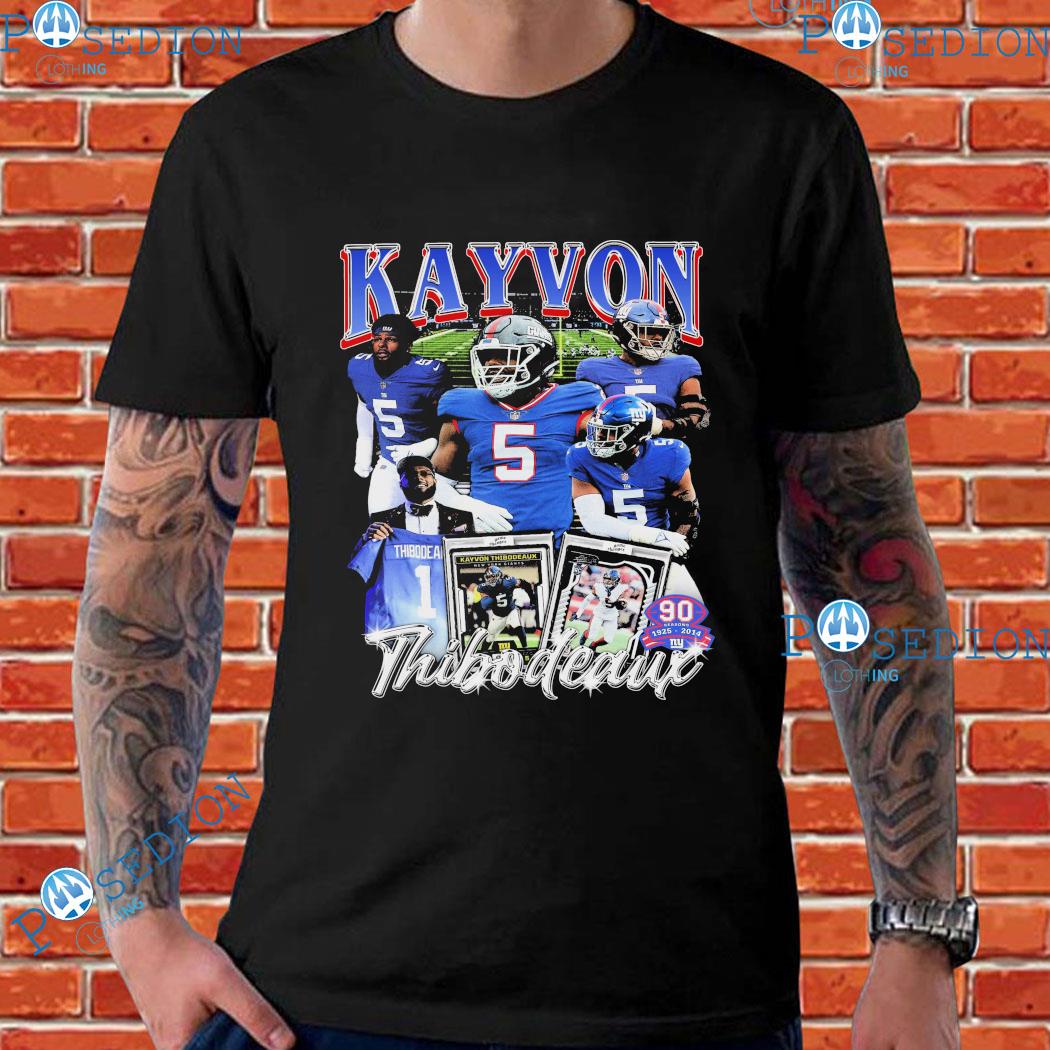 New York Giants Kayvon Thibodeaux 90 Seasons 1925-2014 T-shirts