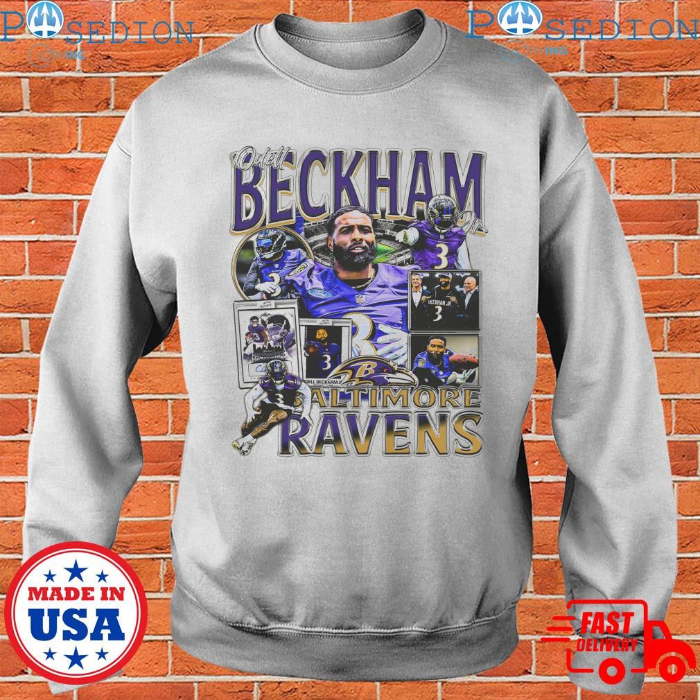 Odell beckham jr ravens T-shirt, hoodie, sweater, long sleeve and tank top