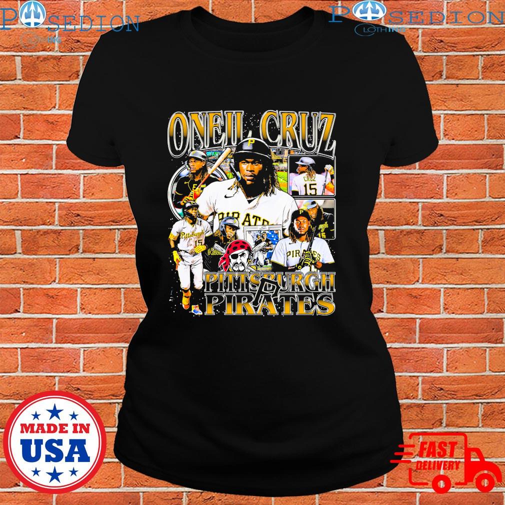 Oneil Cruz T-Shirt + Hoodie | Pittsburgh Pirates