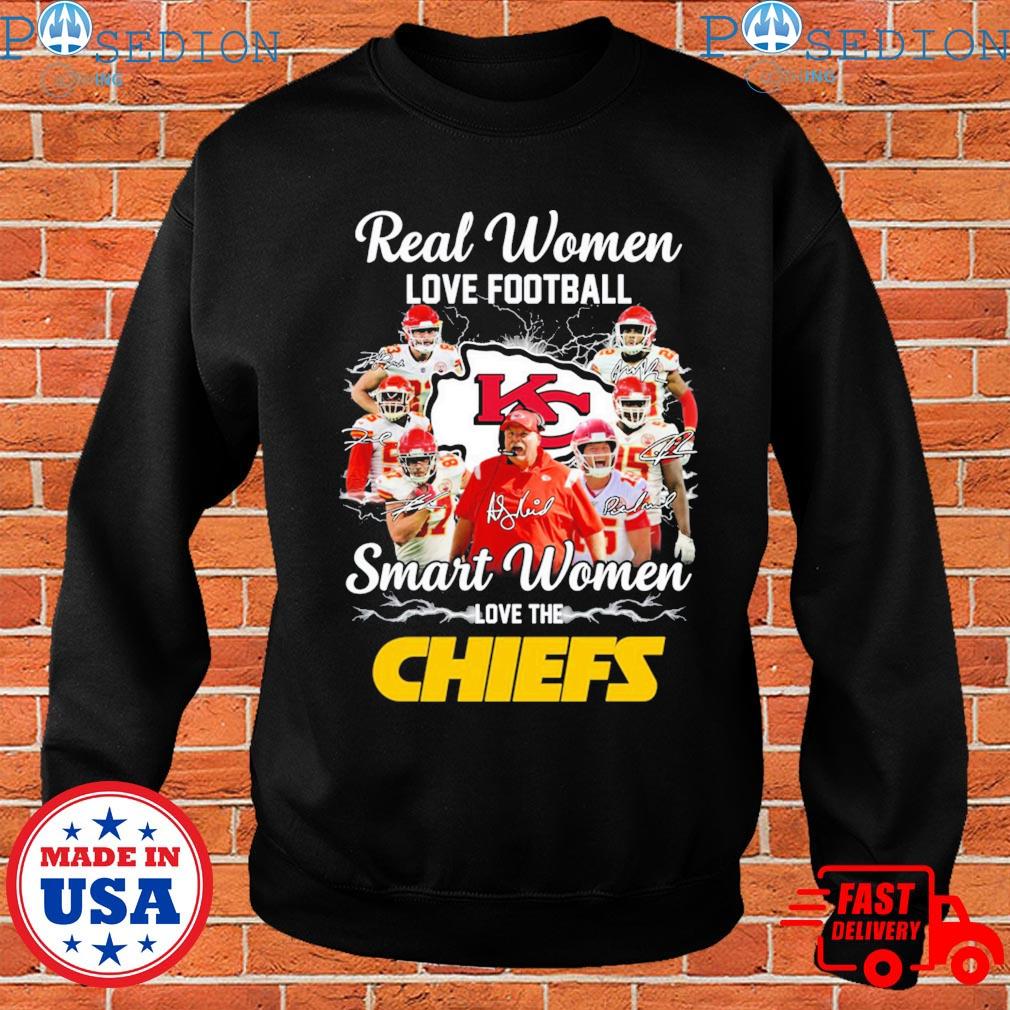 Official real Women Love Football Smart Women Love The Kansas City Chiefs  Champions Shirt, hoodie, sweater, long sleeve and tank top