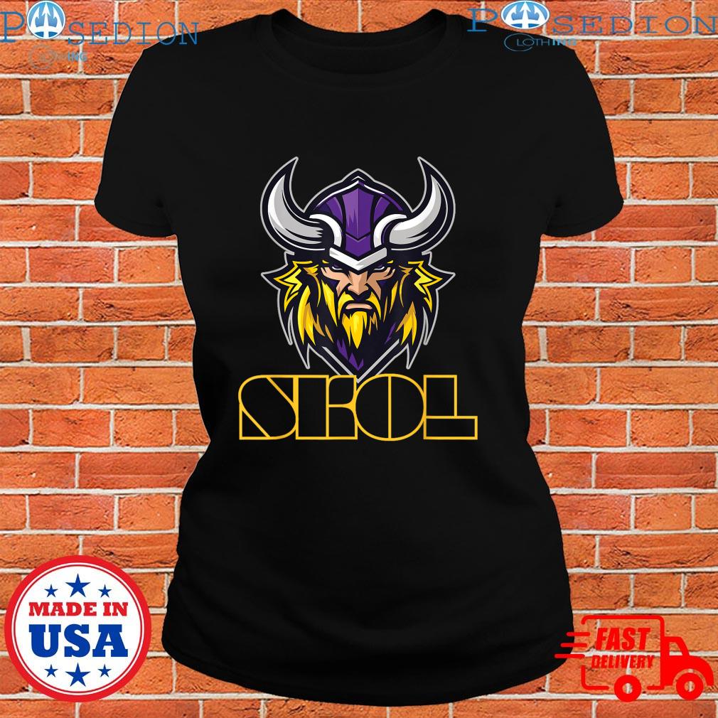 Official scandinavian Minnesota Vikings Skol Pride T-Shirtss