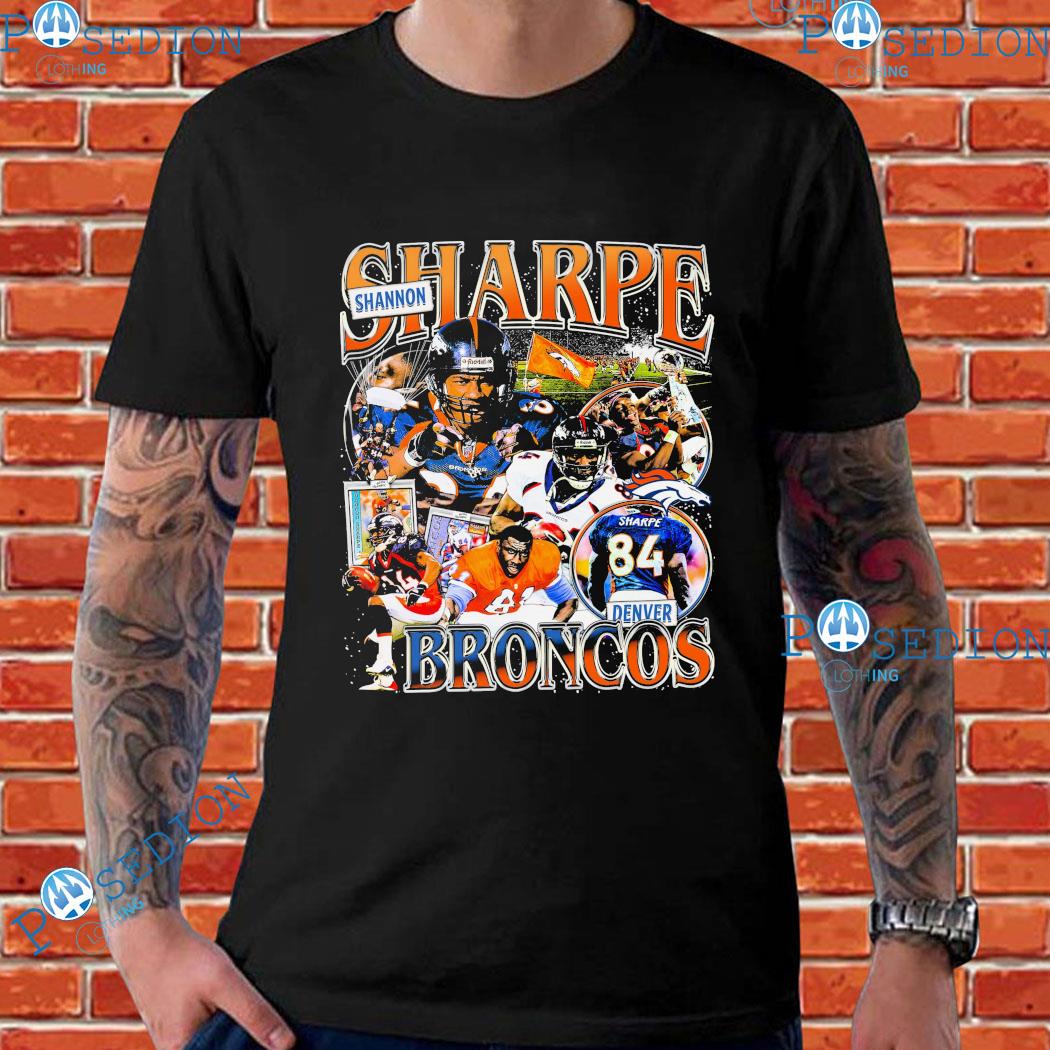 Shannon Sharpe Denver Broncos T-Shirt, hoodie, sweater, long