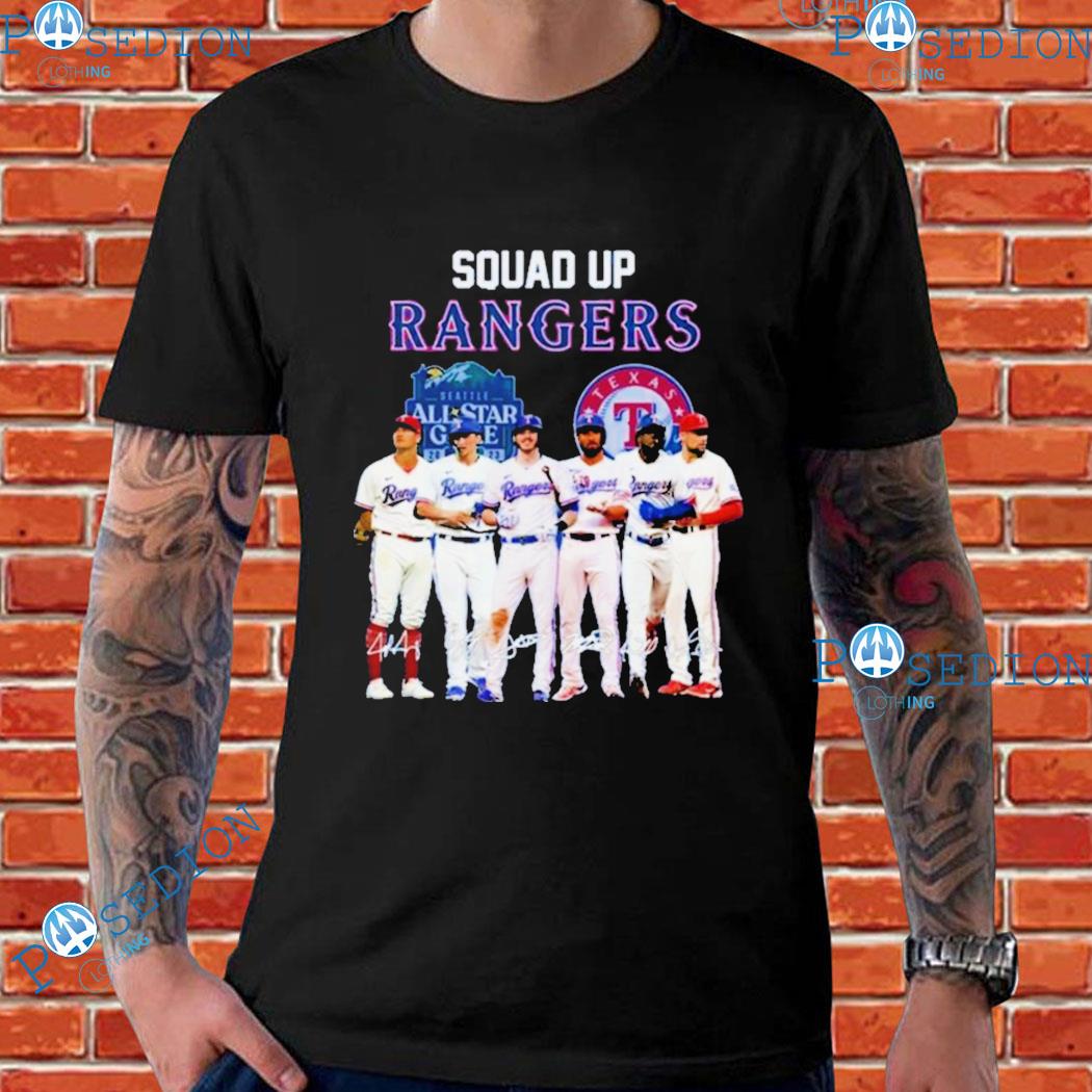 Squad Up Texas Rangers Signature All Star 2023 Shirt - ReviewsTees