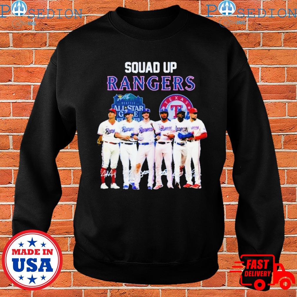 Squad Up Texas Rangers Signature All Star 2023 Shirt - ReviewsTees