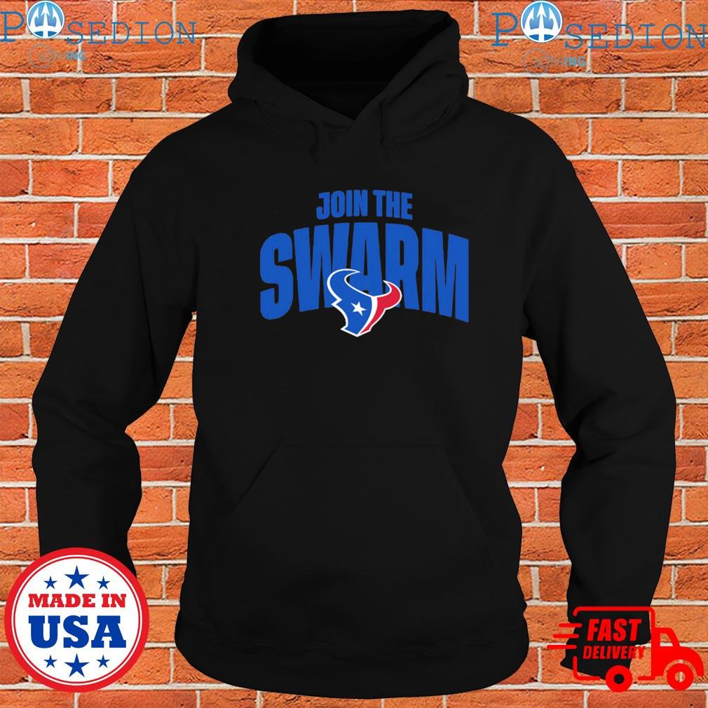 Official texans team join the swarm houston texans T-shirt, hoodie, tank  top, sweater and long sleeve t-shirt