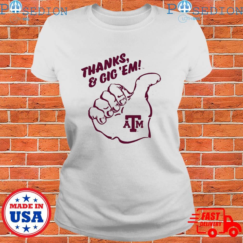 Aggie T-Shirt :: Thanks & Gig 'Em Texas A&M - The Vault Design Studio