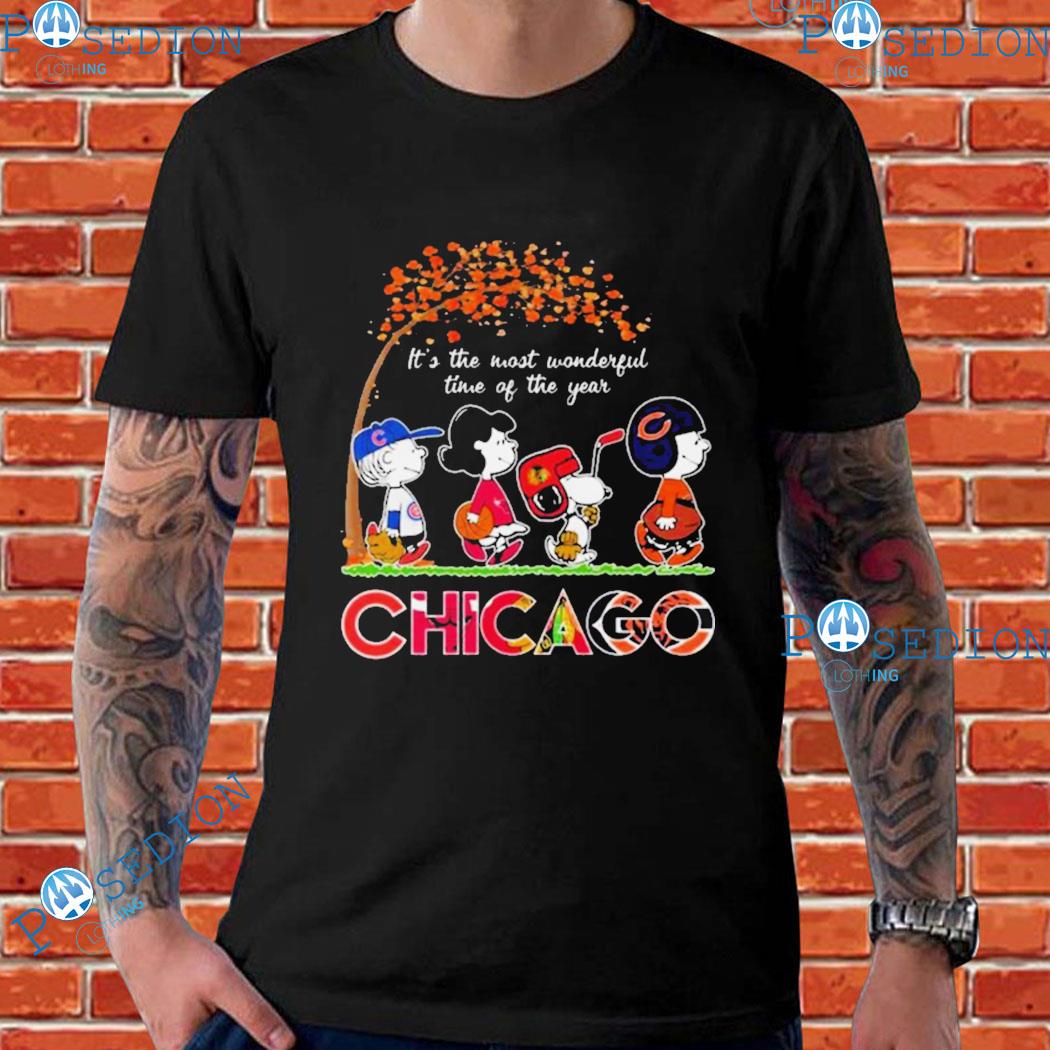 Chicago Blackhawks Bulls Bears And Cubs Logo t-shirt by To-Tee