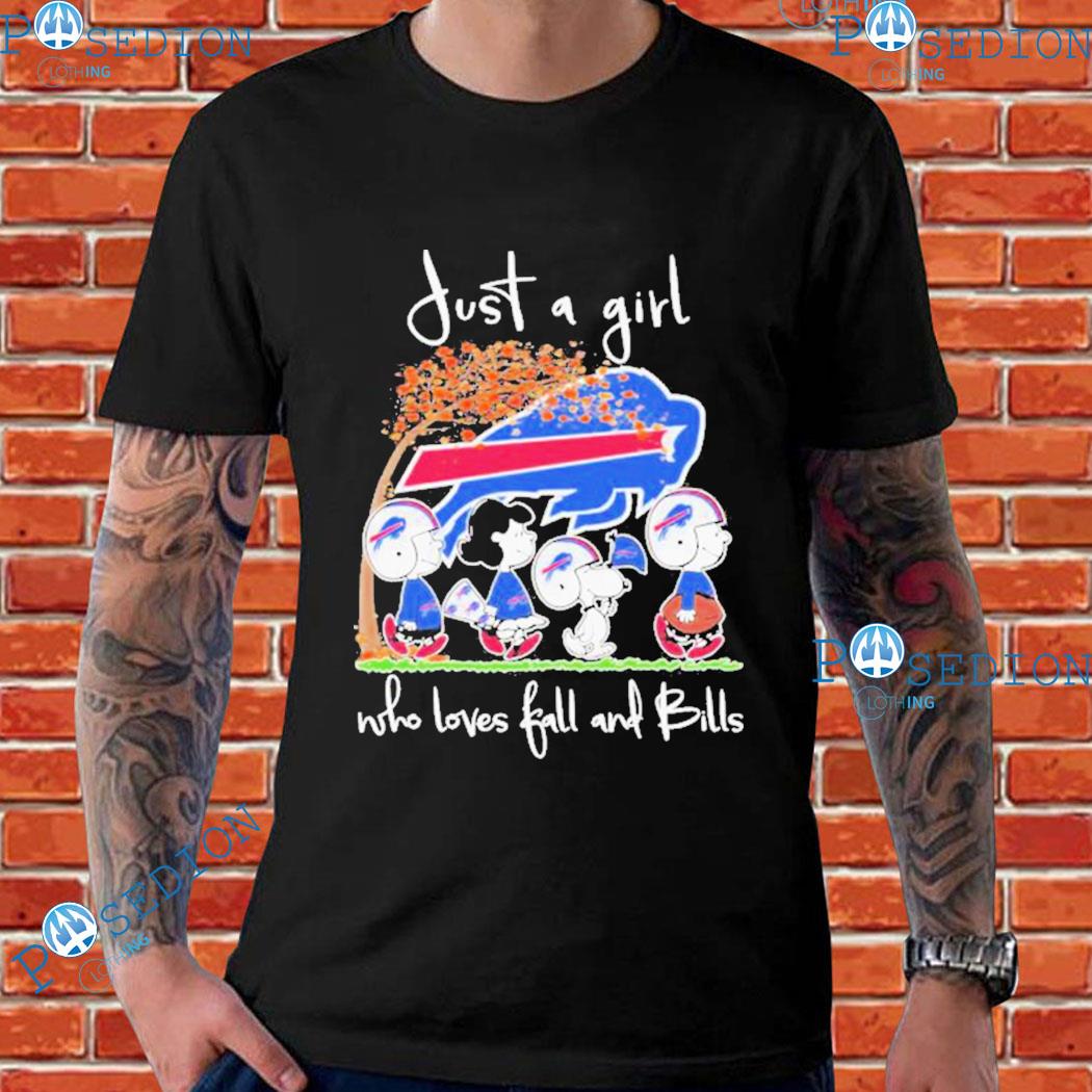 This Snoopy love her Buffalo Bills t-shirt, hoodie, longsleeve