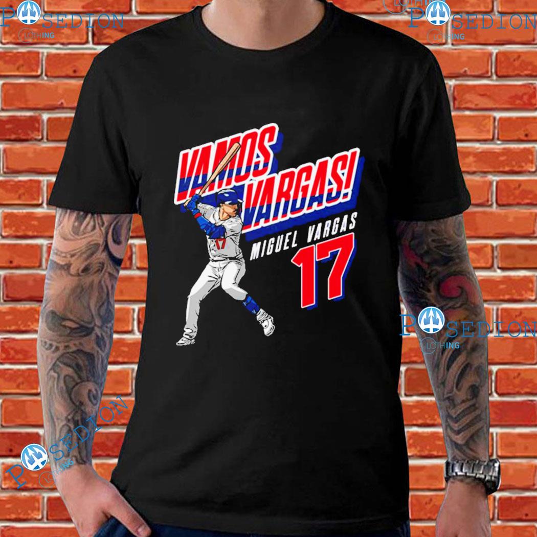 Vargas vamos miguel vargas #17 los angeles Dodgers T-shirt, hoodie