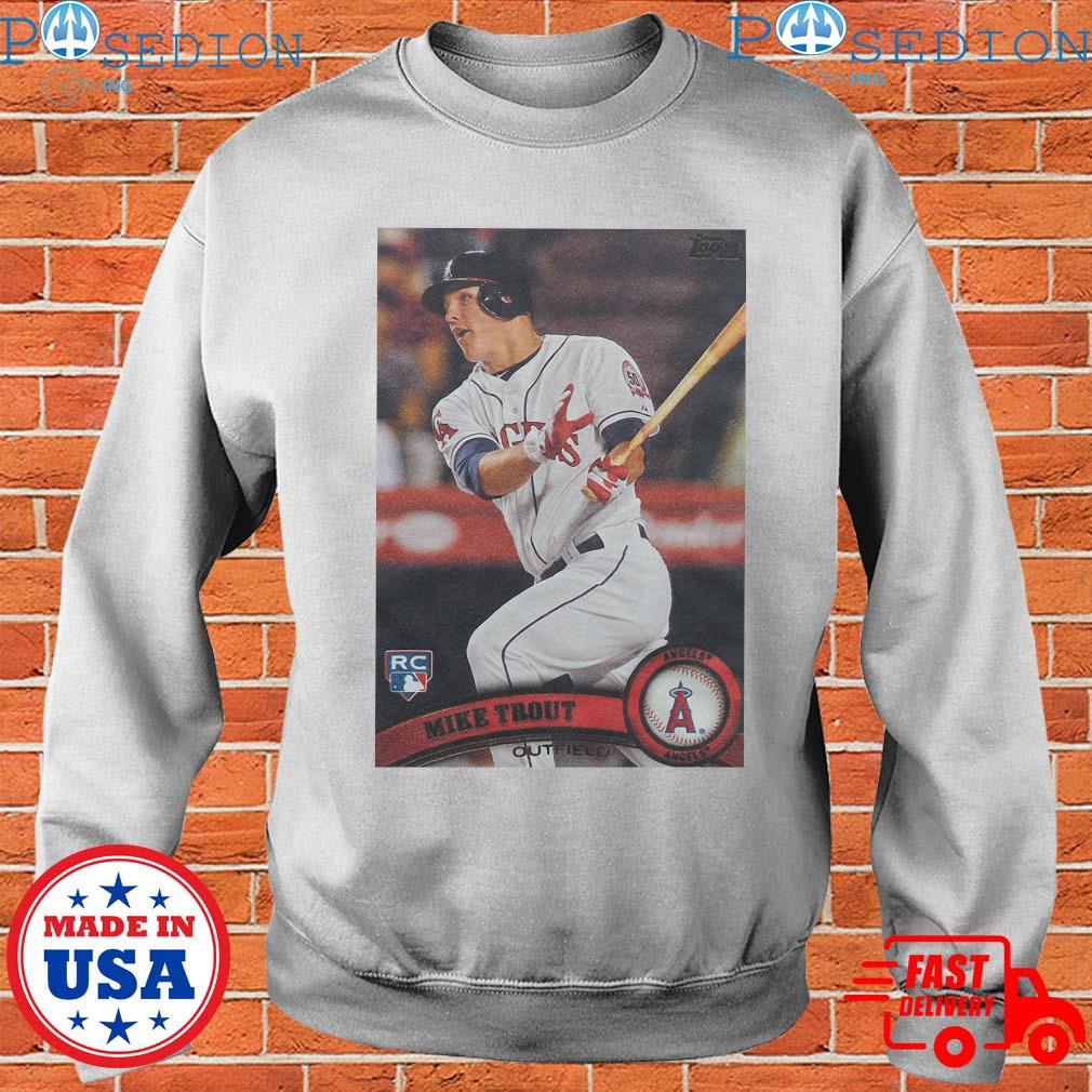 2011 Topps Baseball Mike Trout Angels Shirt, hoodie, sweater, long