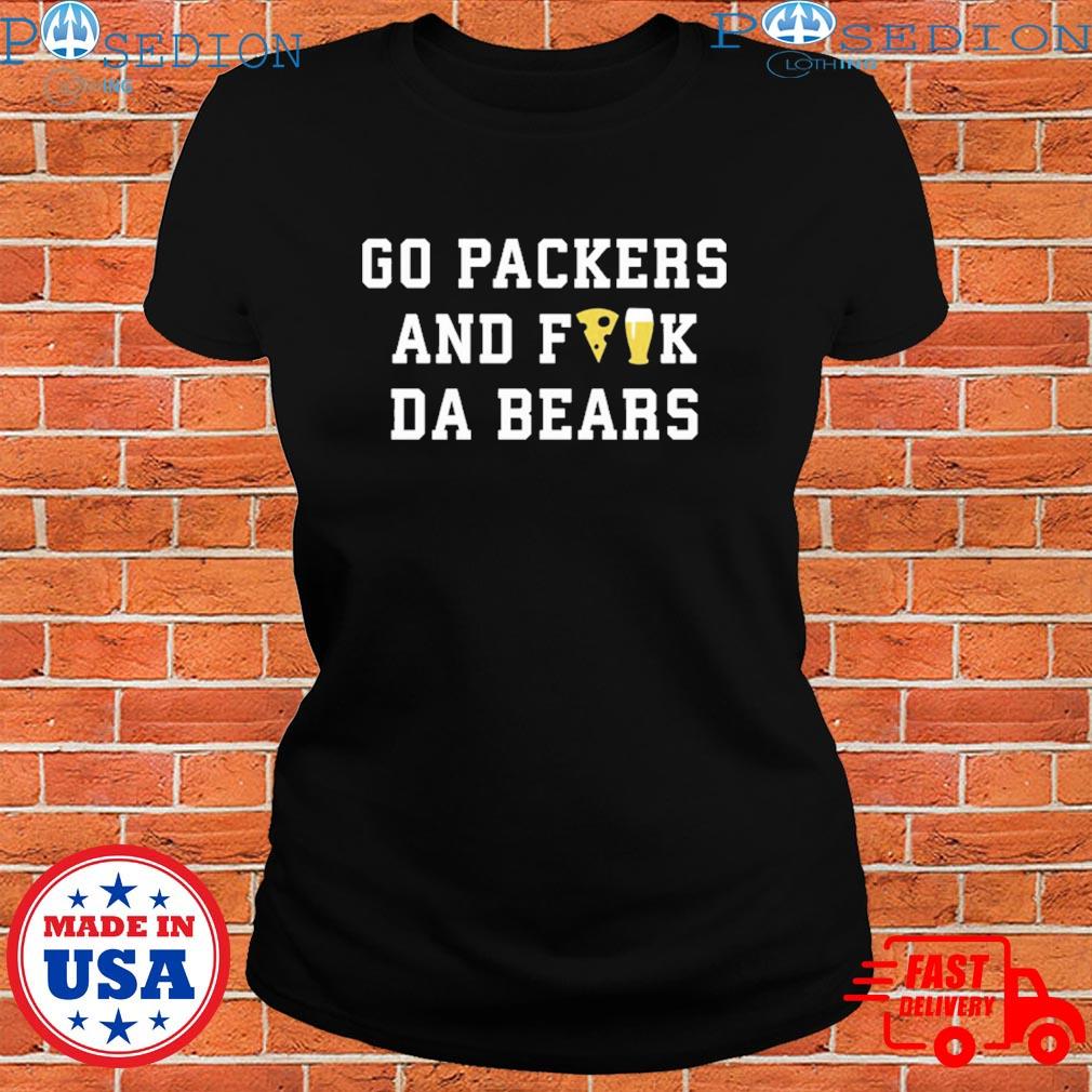 Official Aj dillon wearing go Packers and fuck da bears T-shirt, hoodie,  tank top, sweater and long sleeve t-shirt