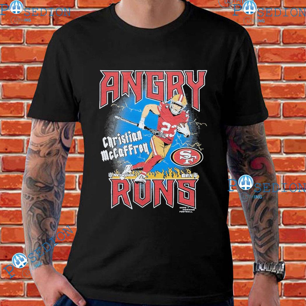 Angry Runs 49ers Christian Mccaffrey Shirt - ReviewsTees