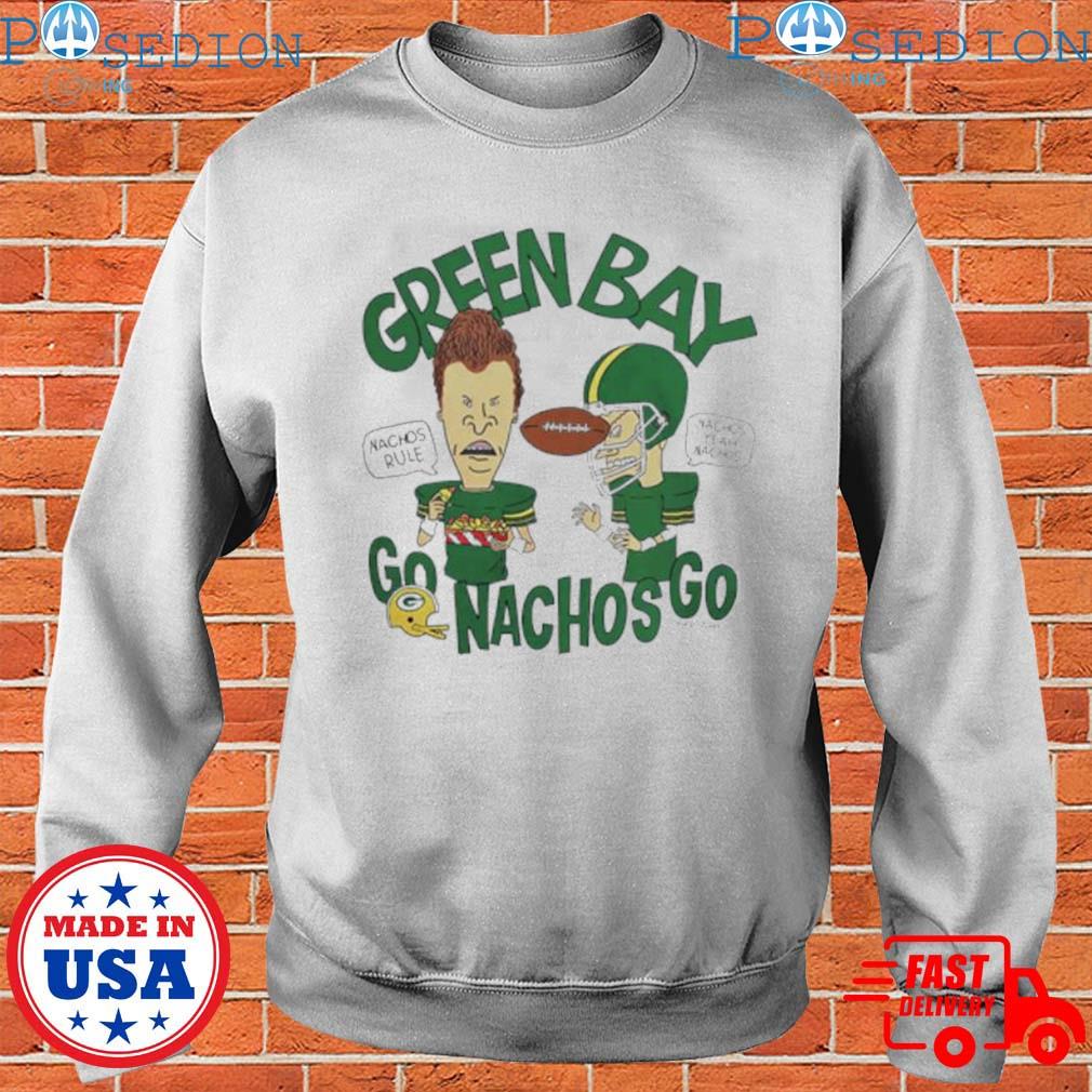 Beavis And Butthead X Green Bay Packers Nachos Shirt