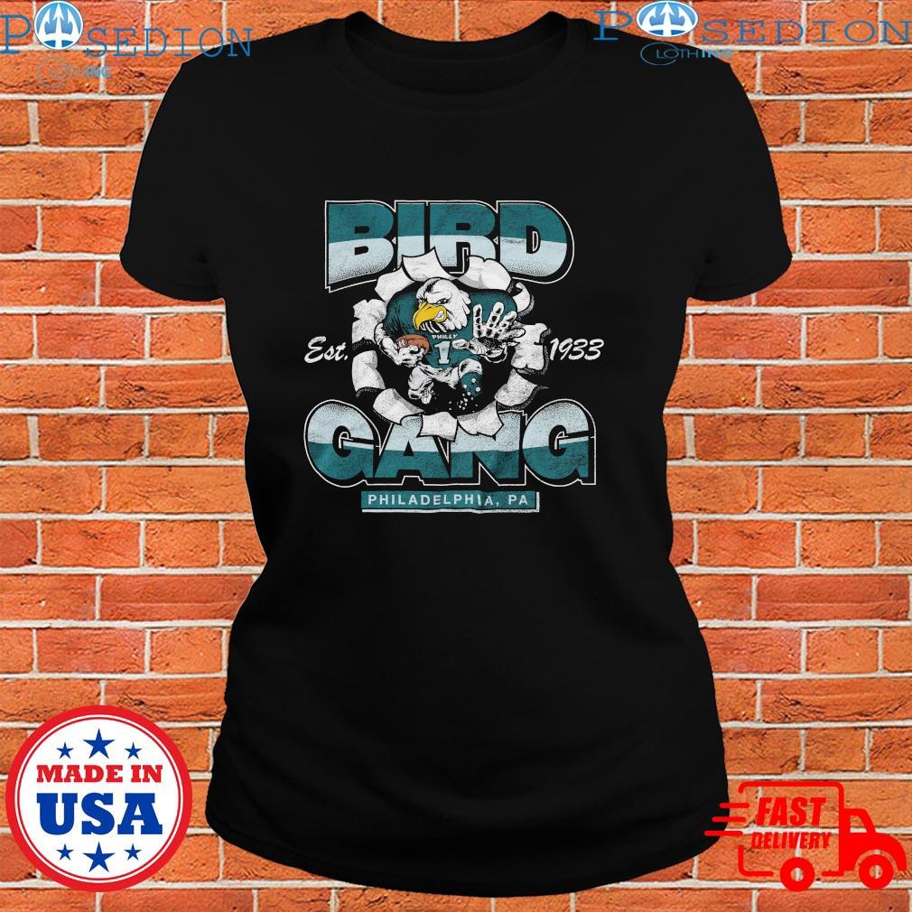 Bird Gang Eagle Tee Shirt Philadelphia Philly Football-RT – Rateeshirt