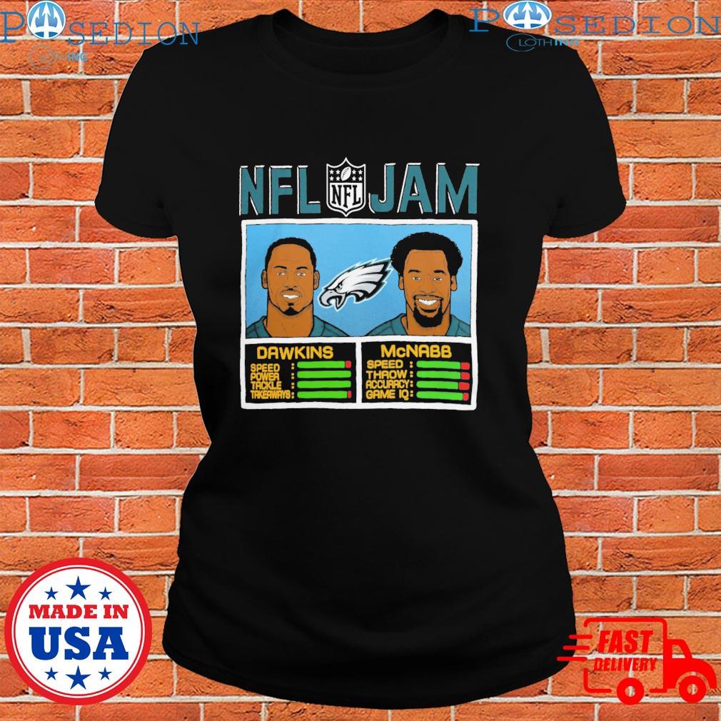 Brian Dawkins & Donovan McNabb Philadelphia Eagles Homage NFL Retired Jam T  Shirt - Limotees