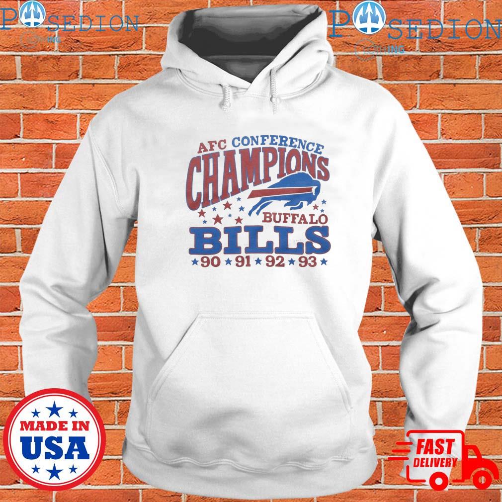 Buffalo Bills 4 Time AFC Cibference Champions 90 91 92 93 T-Shirts, hoodie,  sweater, long sleeve and tank top