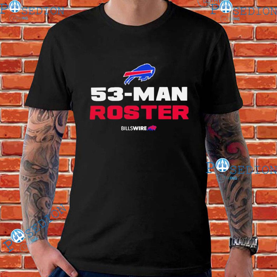 Buffalo Bills 53-Man Roster T-Shirts, hoodie, sweater, long sleeve and tank  top