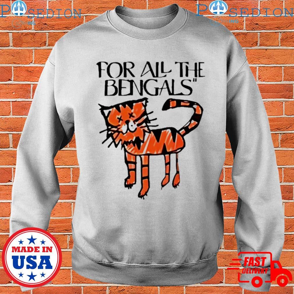 Chad Johnson For All The Bengals Tiger Shirt, hoodie, longsleeve