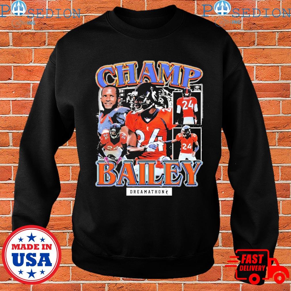 Denver Broncos Champ Bailey Homage Tri-Blend Gray Shirt, hoodie, sweater,  long sleeve and tank top