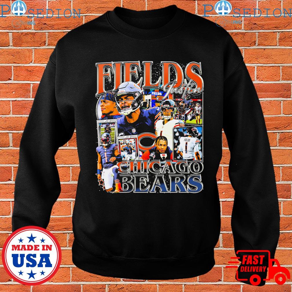 Justin Fields Chicago Bears retro shirt, hoodie, sweater, long sleeve and  tank top