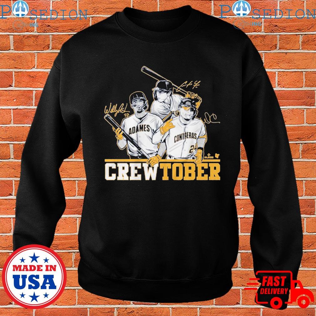 Christian Yelich Willy Adames And William Contreras Crewtober Shirt