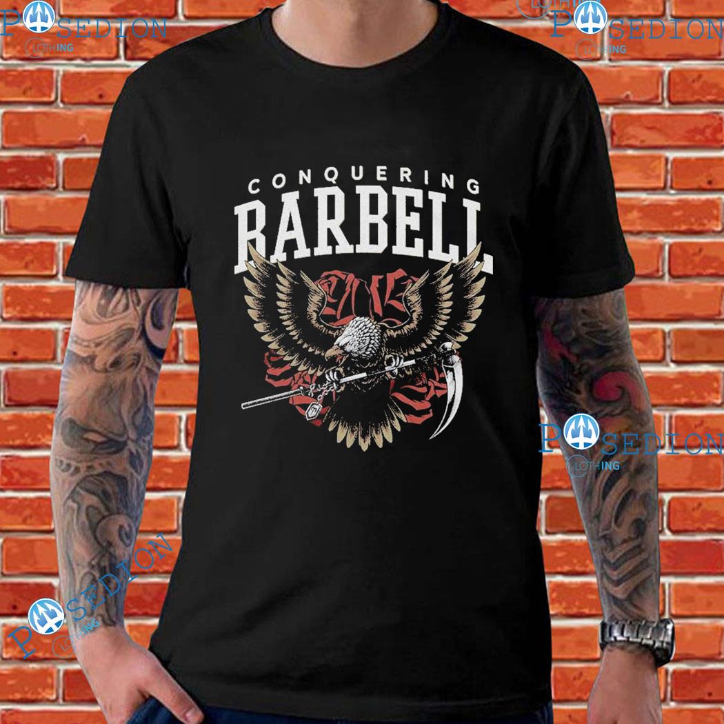 Death Eagle Conquering Barbell T-shirts, hoodie, sweater, long