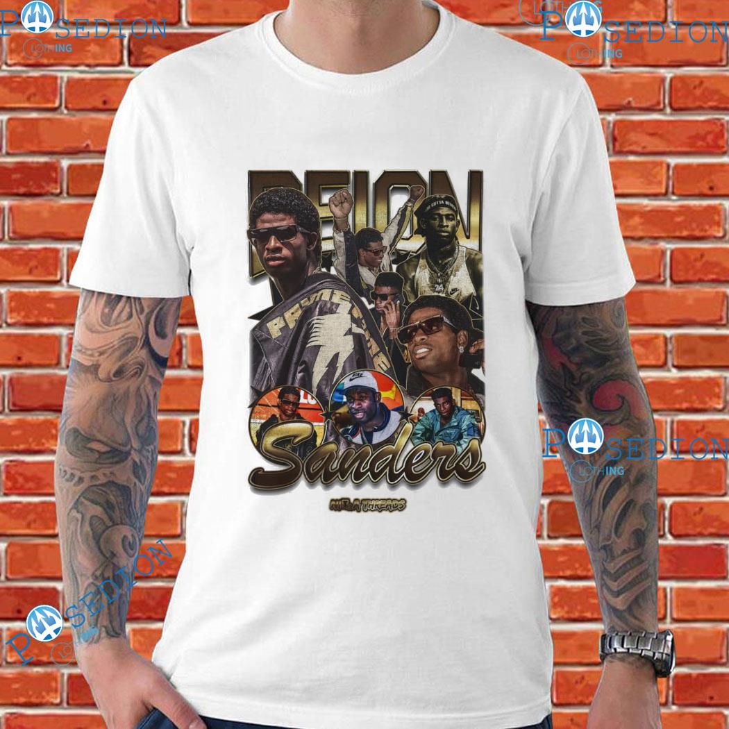 Deion Sanders Backer T-Shirt - Ash - Tshirtsedge