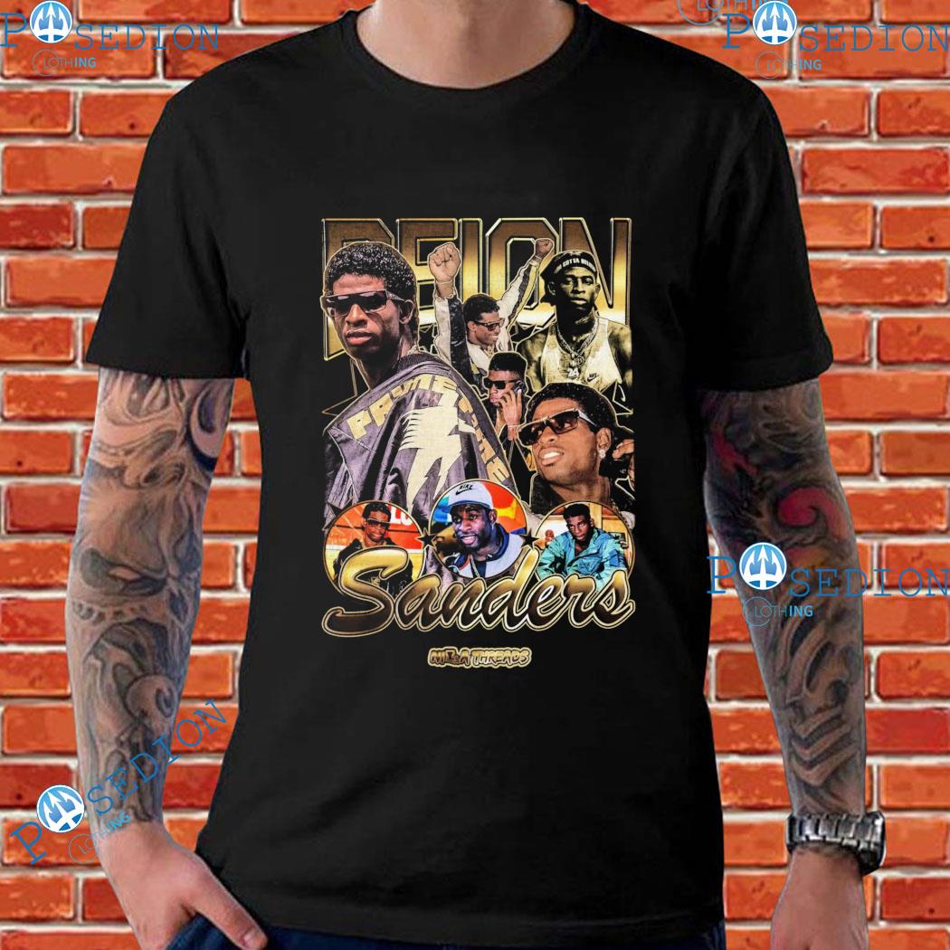 Vintage 90s Graphic Style Deion Sanders T-Shirt Deion Sanders