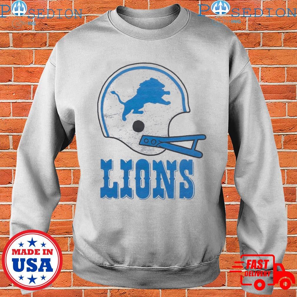 Vintage Detroit Lions Crewneck Sweatshirt Made USA Size Large 