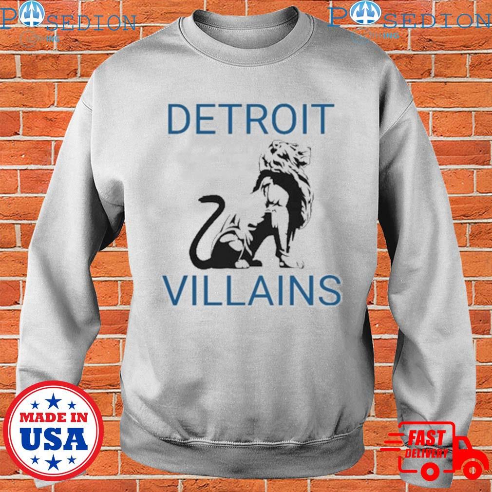 Detroit Lions Detroit Villains Logo Shirt - High-Quality Printed Brand