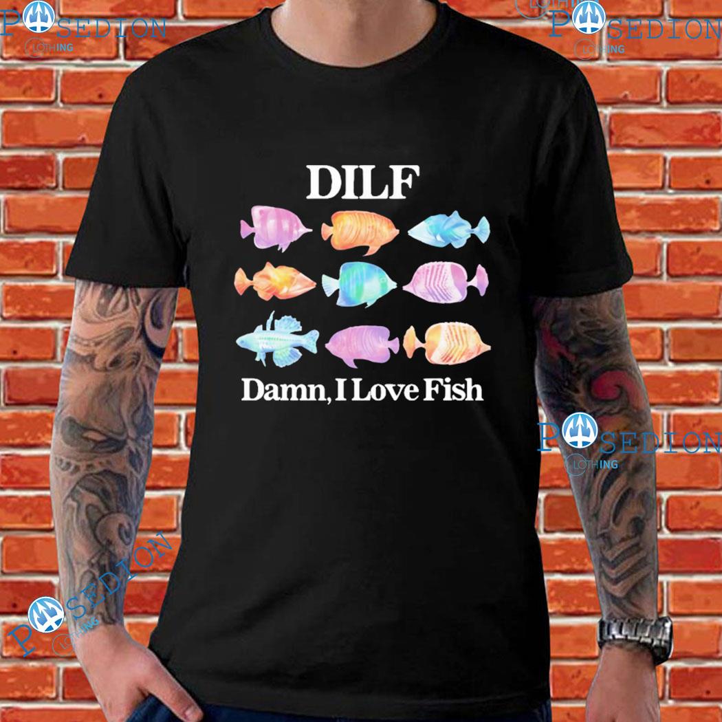 D.I.L.F. Damn I Love Fishing Longsleeve Tee
