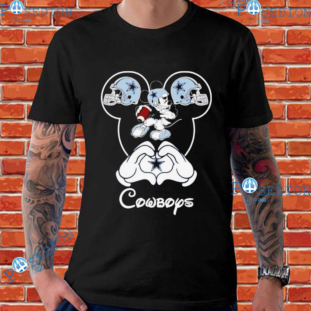 Mickey Hip Hop Dallas Cowboys Style 2023 T shirt - Limotees