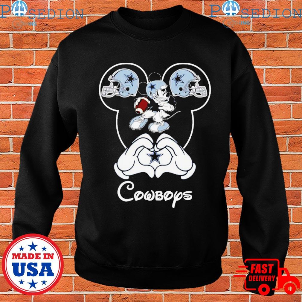 Mickey Hip Hop Dallas Cowboys Style 2023 T shirt - Limotees