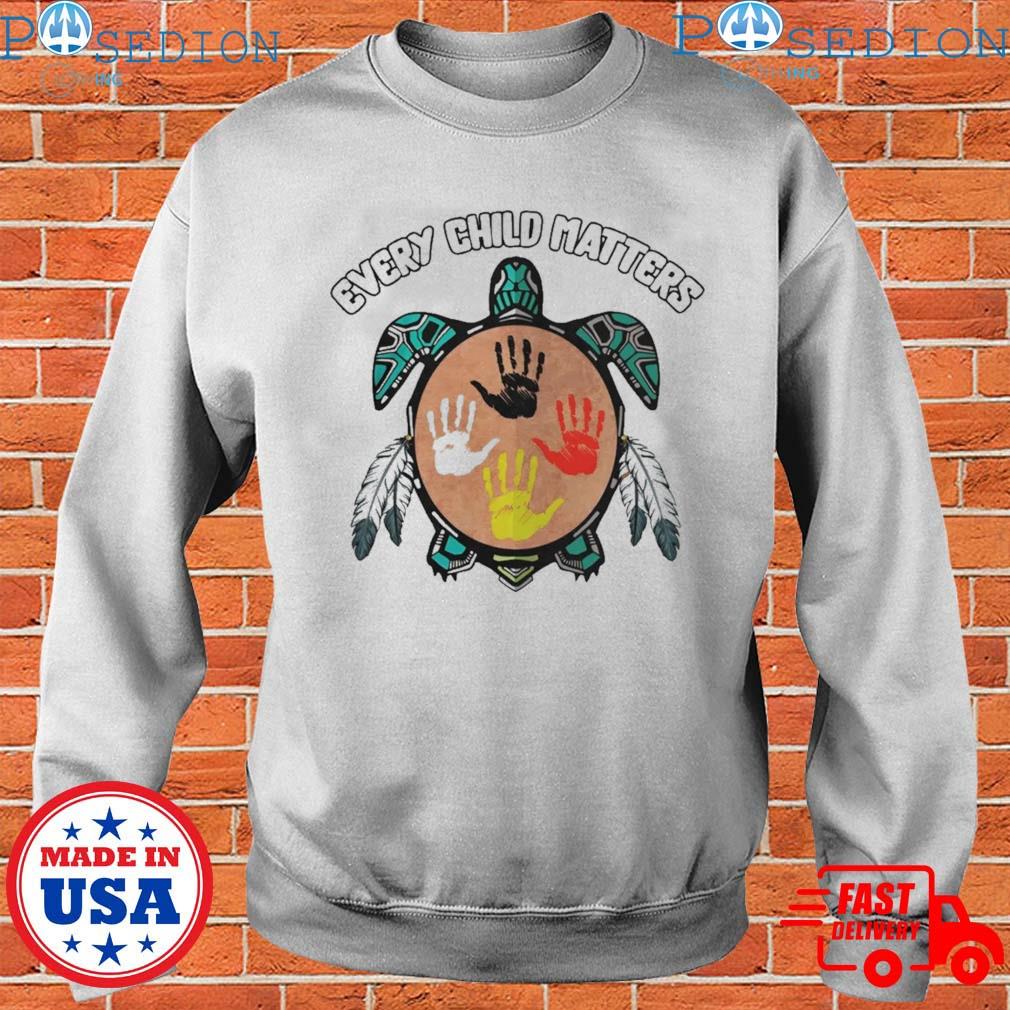 Turtle Hand Every Child Matters Shirt