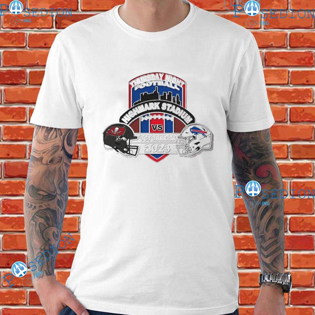 Game Day Tampa Bay Buccaneers Vs Buffalo Bills Thursday Night Football  October 26 2023 Highmark Stadium T-Shirt, hoodie, sweater, long sleeve and  tank top