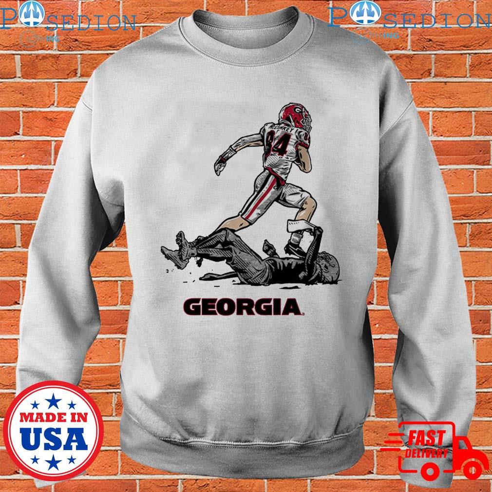 Georgia Football Ladd Mcconkey Superstar Pose Shirt - Limotees