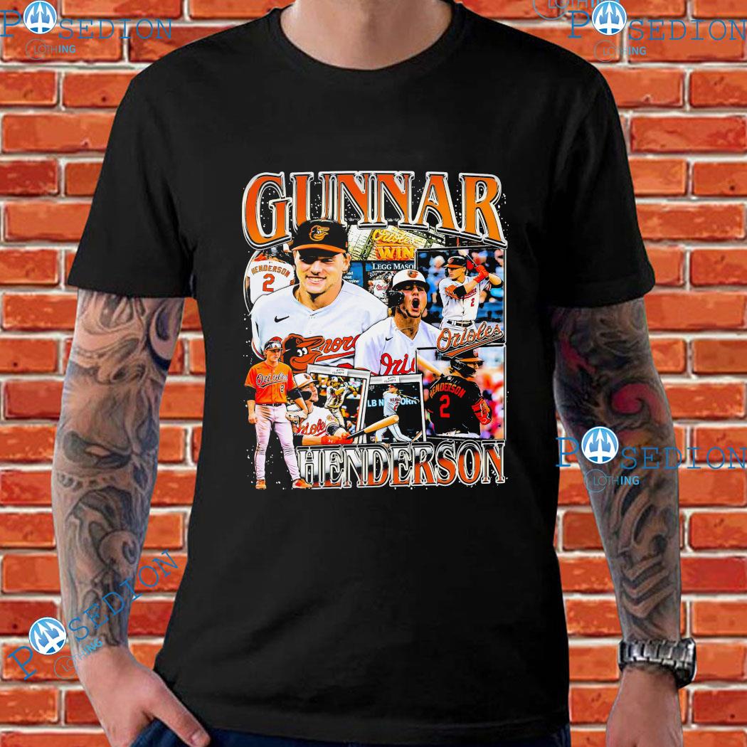 Gunnar Henderson Orioles Win Legg Mason Baltimore Orioles T-Shirts
