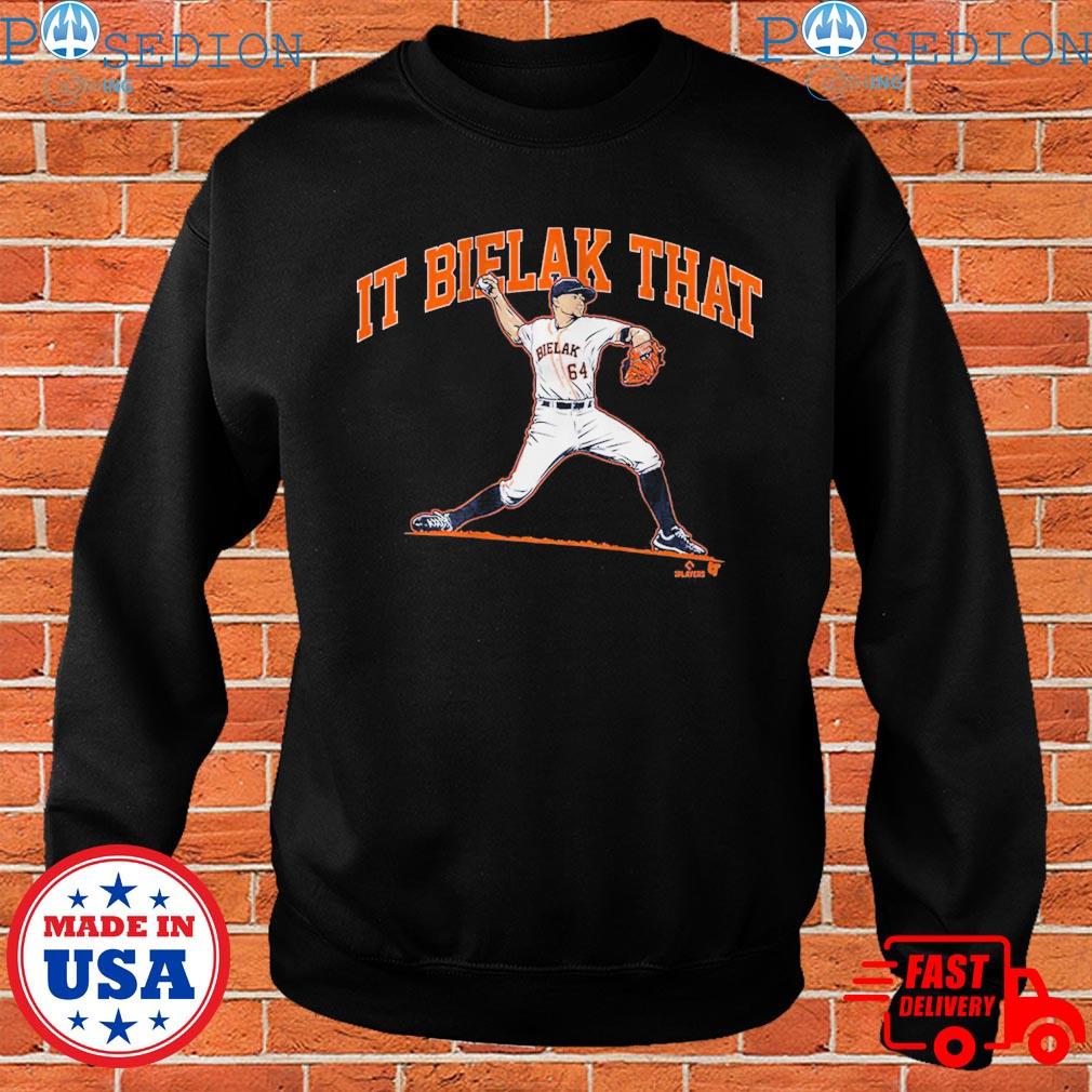 Official Brandon bielak it bielak that houston astros T-shirt, hoodie, tank  top, sweater and long sleeve t-shirt