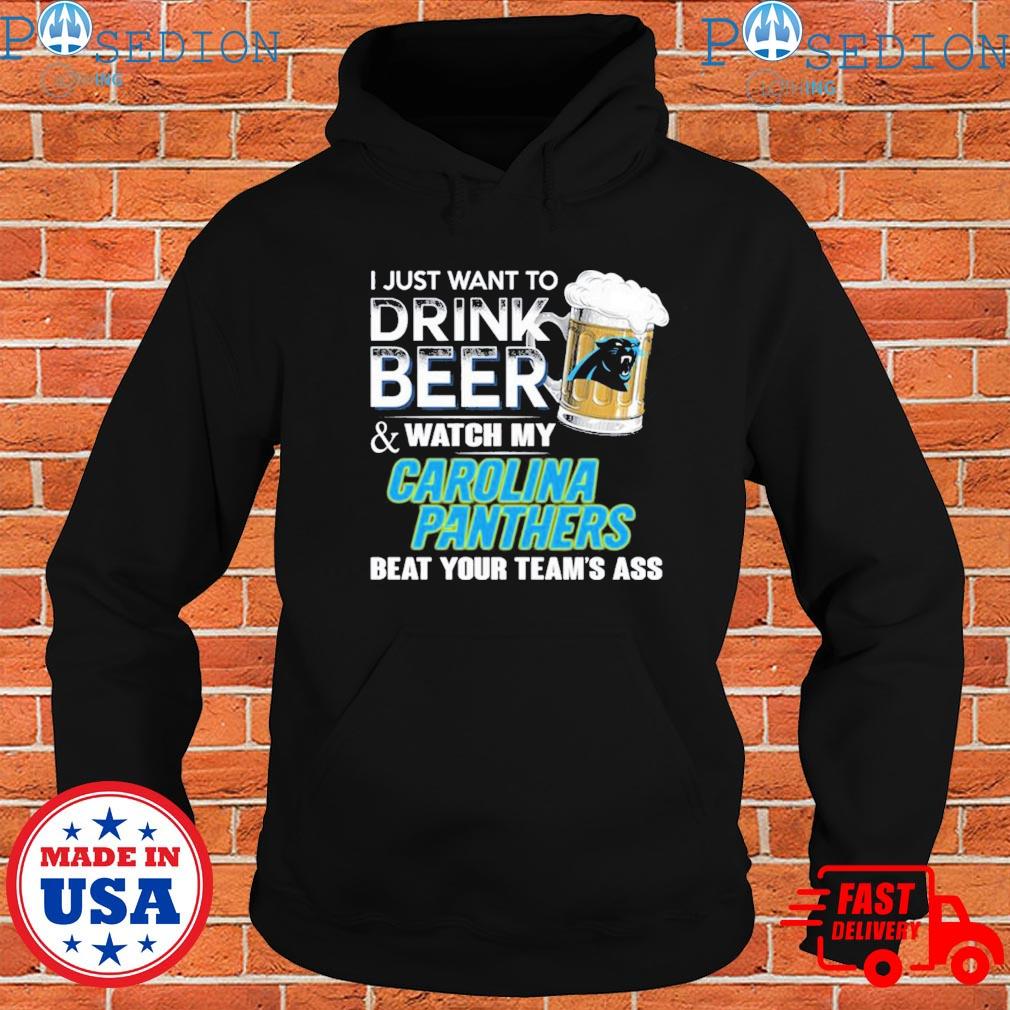 Carolina Panthers This Team Makes Me Drink T-Shirts | Shirt Beer My Jersey  Funny