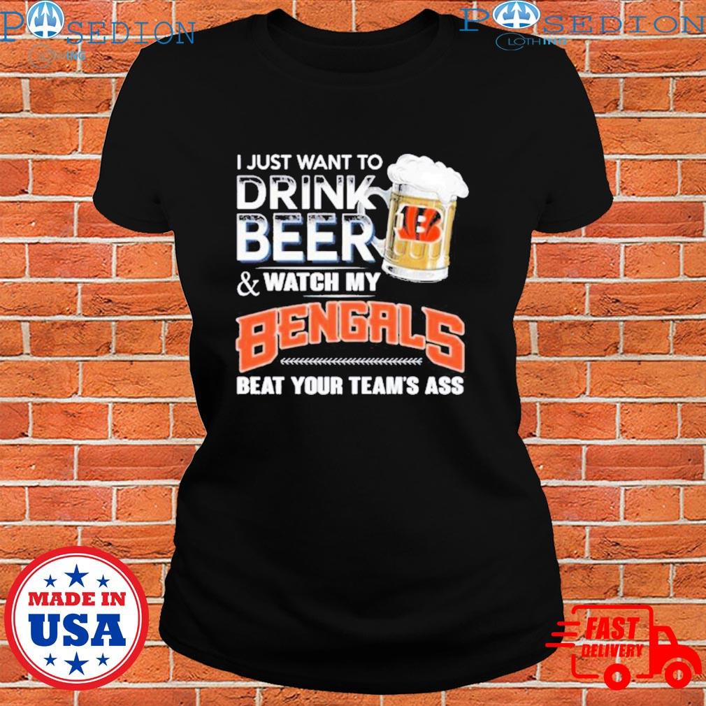 NFL Cincinnati Bengals Drink Beer And Watch My Bengals Shirt Gift For Fan -  YesItCustom