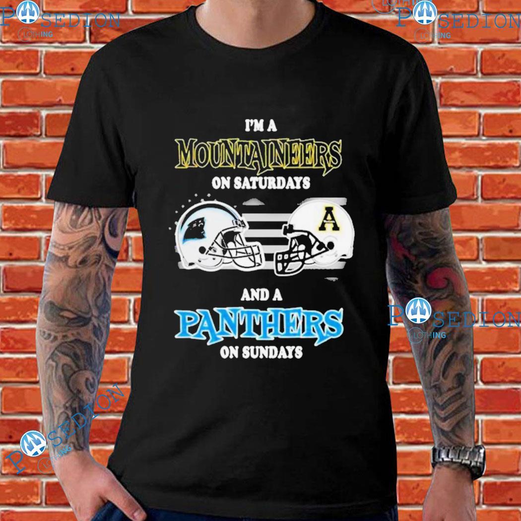 I'm A Carolina Panthers On Saturdays And A Appalachian State Mountaineers  On Sundays 2023 T-Shirts, hoodie, sweater, long sleeve and tank top