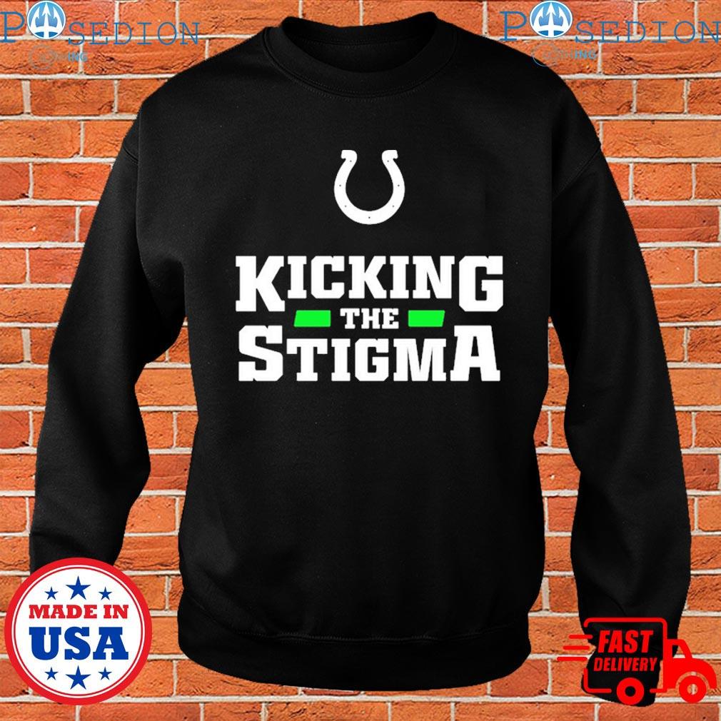 Indianapolis Colts Kicking The Stigma I Am Stronger Than My Darkest Day  Shirt - Peanutstee