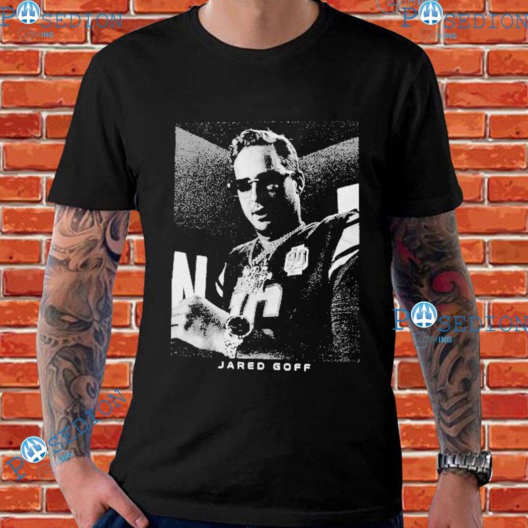 Detroit Lions Jared Goff Majestic Threads Graphic Shirt - Limotees